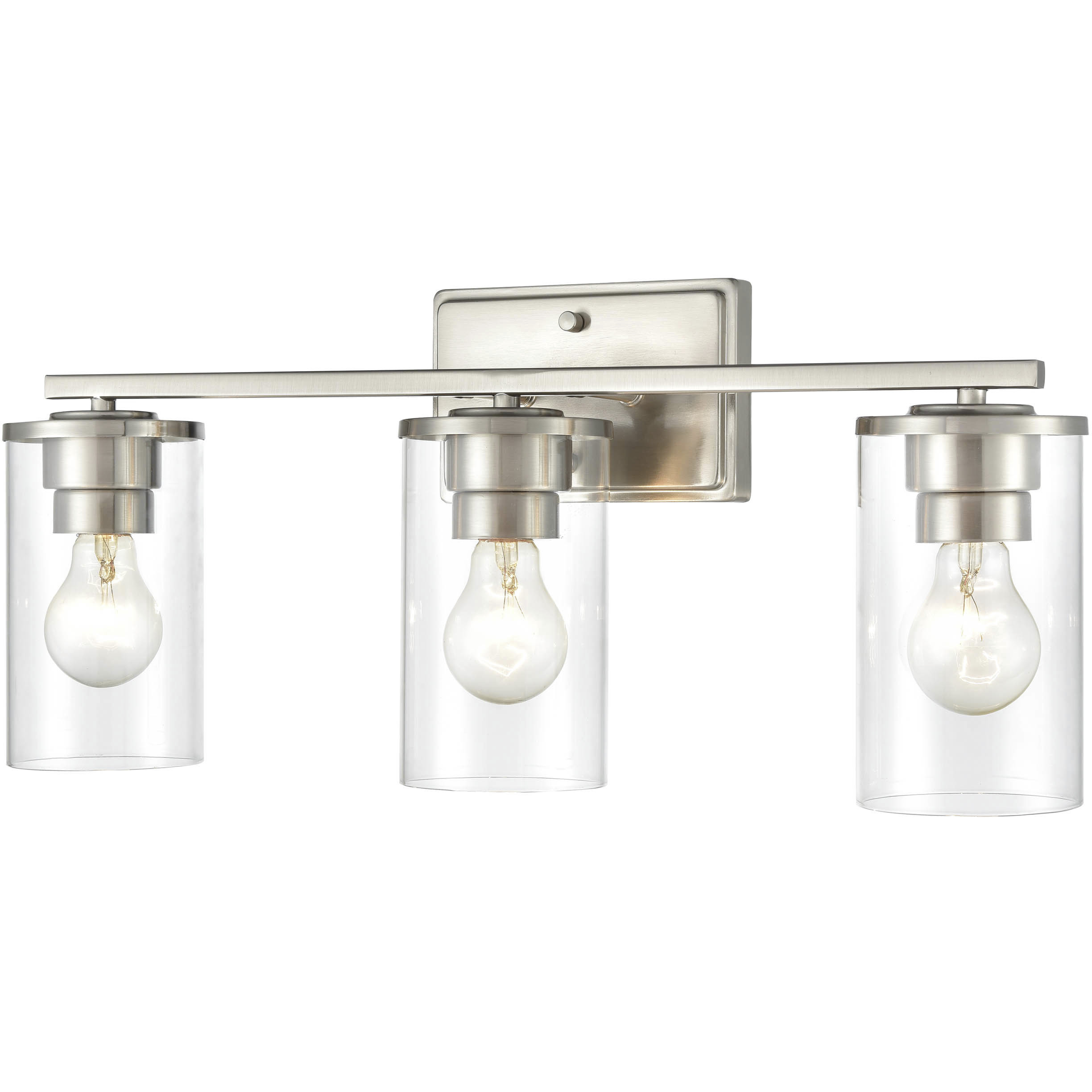 Verlana 3 Light 22 inch Brushed Nickel Bathroom Vanity Light Wall Light